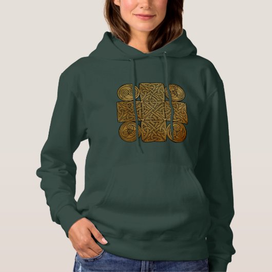Celtic Knotwork Cross Hoodie (Voorkant)