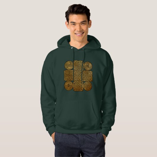Celtic Knotwork Cross Hoodie (Voorkant volledig)