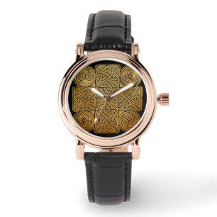 Celtic Knotwork Cross Horloge