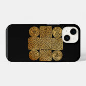 Celtic Knotwork Cross iPhone Hoesje (Achterkant horizontaal)