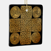Celtic Knotwork Cross Keramisch Ornament (Rechts)