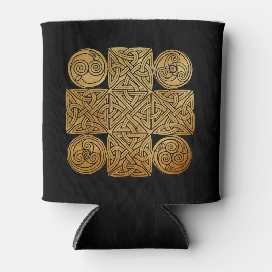 Celtic Knotwork Cross-koeler Blikjeskoeler (Voorkant)