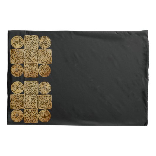 Celtic Knotwork Cross Kussensloop (Achterkant)