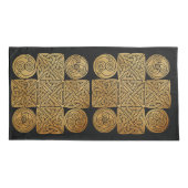 Celtic Knotwork Cross Kussensloop (Achterkant-Links)