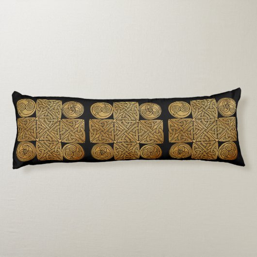 Celtic Knotwork Cross Lichaamskussen (Achterkant)