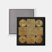 Celtic Knotwork Cross Magneet (Voorkant / Achterkant)