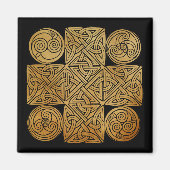 Celtic Knotwork Cross Magneet (Voorkant)
