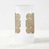 Celtic Knotwork Cross Matglas Bierpul (Center)