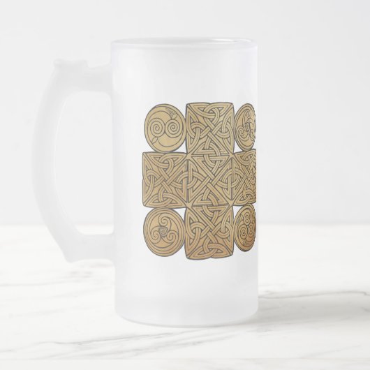 Celtic Knotwork Cross Matglas Bierpul (Links)