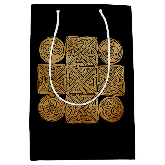 Celtic Knotwork Cross Medium Cadeauzakje (Voorkant)