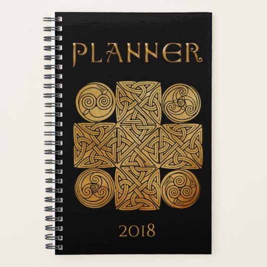 Celtic Knotwork Cross Planner (Voorkant)