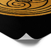 Celtic Knotwork Cross Poster (Hoek)