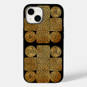 Celtic Knotwork Cross Speck iPhone 13 Hoesje (Achterkant)