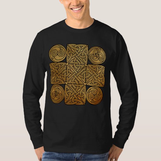 Celtic Knotwork Cross T-shirt (Voorkant)