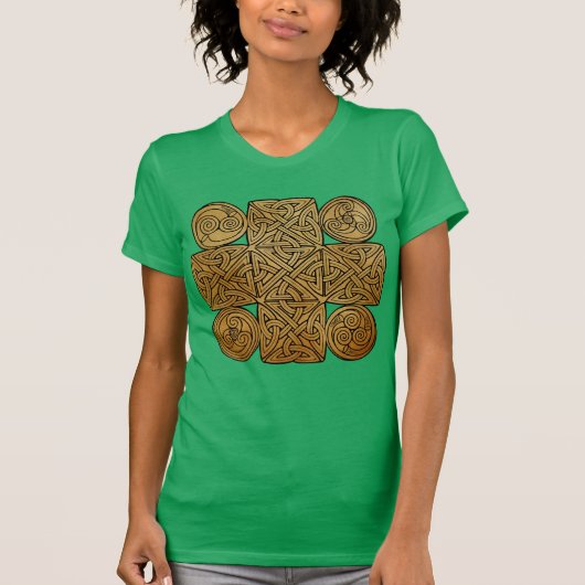 Celtic Knotwork Cross T-shirt (Voorkant)