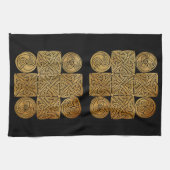 Celtic Knotwork Cross Theedoek (Horizontaal)