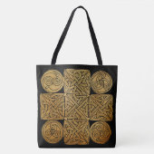 Celtic Knotwork Cross Tote Bag (Voorkant)