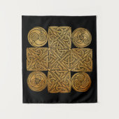 Celtic Knotwork Cross Wandkleed (Voorkant)