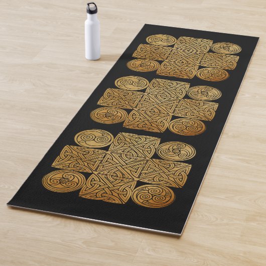 Celtic Knotwork Cross Yogamat (In situ)