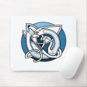 Celtic Knotwork Design - Blue Dog Muismat (Met muis)