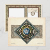 Celtic Knotwork Design Briefkaart (Voorkant / Achterkant)