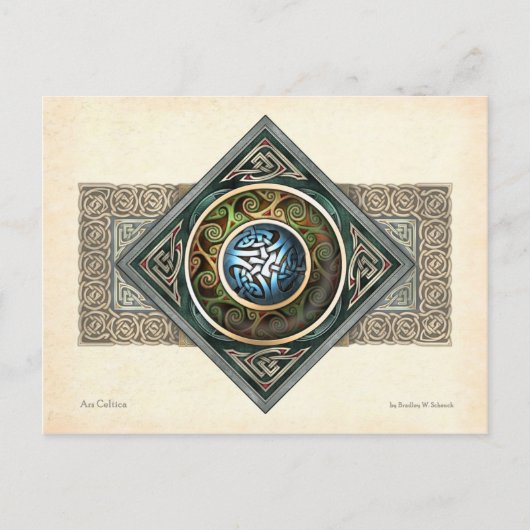Celtic Knotwork Design Briefkaart (Voorkant)