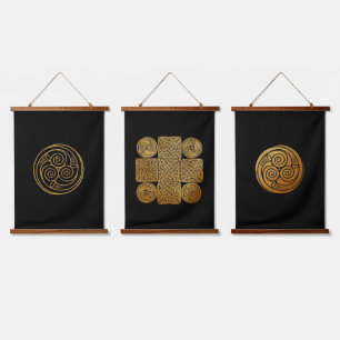 Celtic Knotwork Design set Hangend Wandkleed
