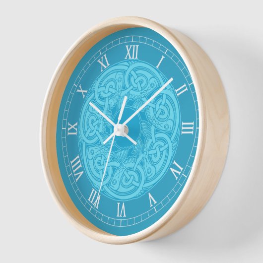 Celtic Knotwork Fish in Blue (Hoek)