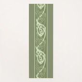 Celtic Knotwork Fish in Green Yogamat (Voorkant)
