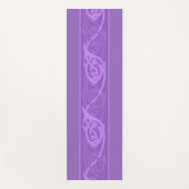 Celtic Knotwork Fish in Paars Yogamat (Voorkant)