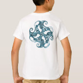Celtic Knotwork Kinder T - shirts - Zoomorphic Cra (Achterkant)