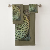 Celtic Knotwork Mandala Bad Handdoek (Insitu)