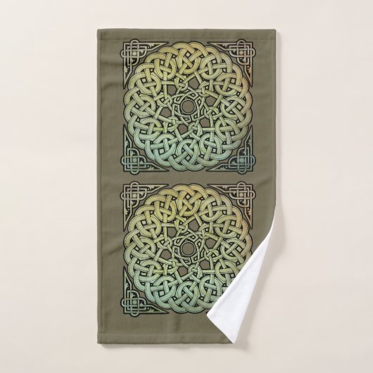 Celtic Knotwork Mandala Bad Handdoek (Handdoek)