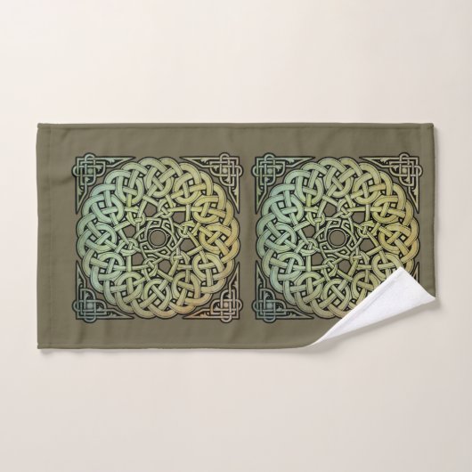 Celtic Knotwork Mandala Bad Handdoek (Handdoek)