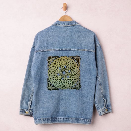 Celtic Knotwork Mandala Denim Jacket (Hangar)