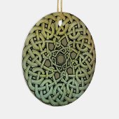 Celtic Knotwork Mandala Keramisch Ornament (Rechts)