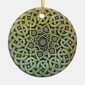 Celtic Knotwork Mandala Keramisch Ornament (Voorkant)