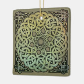 Celtic Knotwork Mandala Keramisch Ornament (Links)