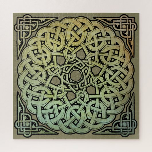 Celtic Knotwork Mandala Legpuzzel (Verticaal)