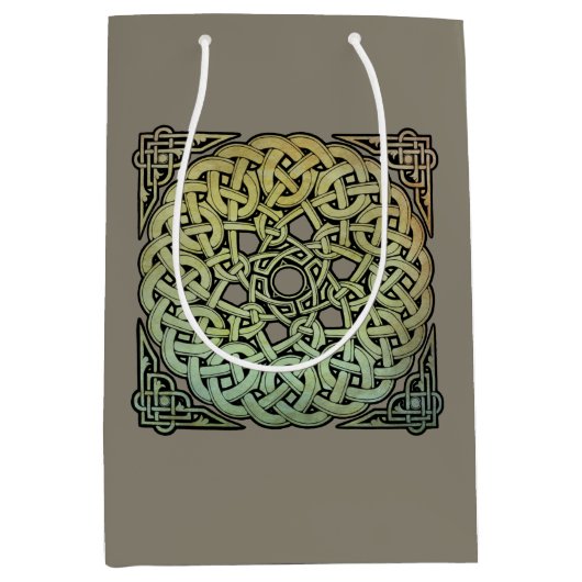 Celtic Knotwork Mandala Medium Cadeauzakje (Voorkant)