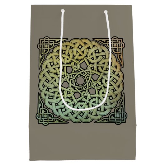 Celtic Knotwork Mandala Medium Cadeauzakje (Achterkant)