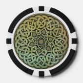 Celtic Knotwork Mandala Poker Chips (Voorkant)