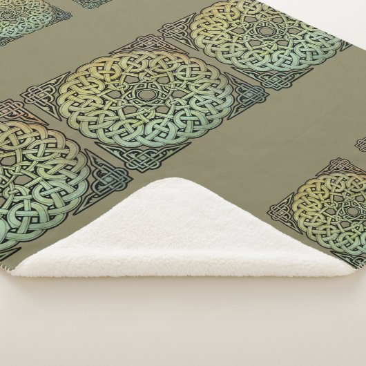 Celtic Knotwork Mandala  Sherpa Deken (3/4)