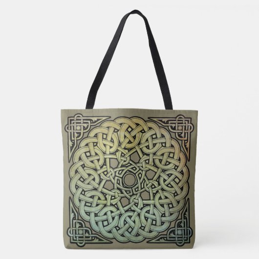 Celtic Knotwork Mandala Tote Bag (Voorkant)