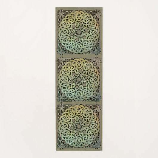 Celtic Knotwork Mandala Yogamat (Voorkant)