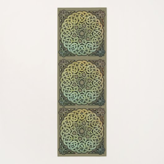 Celtic Knotwork Mandala Yogamat (Achterkant)