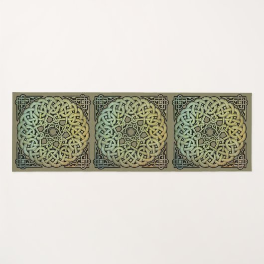 Celtic Knotwork Mandala Yogamat (Voorkant (horizontaal))