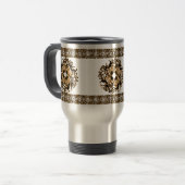 Celtic Knotwork Mokken, katteontwerp #2 Reisbeker (Voorkant links)