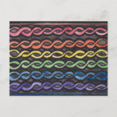 Celtic Knotwork Pride Flag Briefkaart (Voorkant)