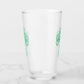Celtic knotwork Shamrock Glas (Rechts)